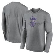 LSU Nike Courtside Dri-Fit Practice Long Sleeve Tee